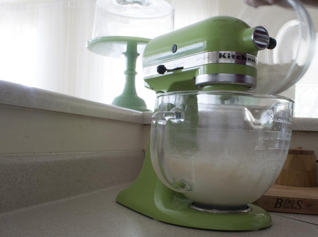 Add Flour at Lowest Speed