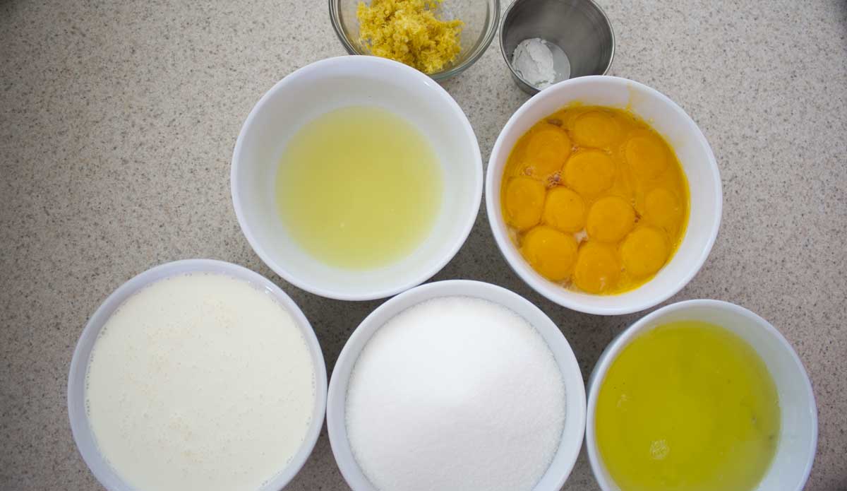Upside Down Lemon Meringue Pie Ingredients